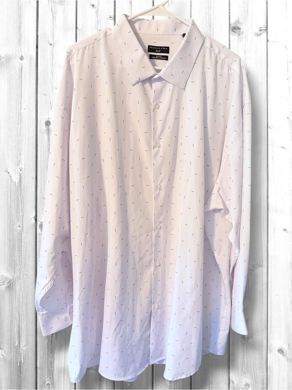 🌼Shaquille O’Neal White Button Down Shirt